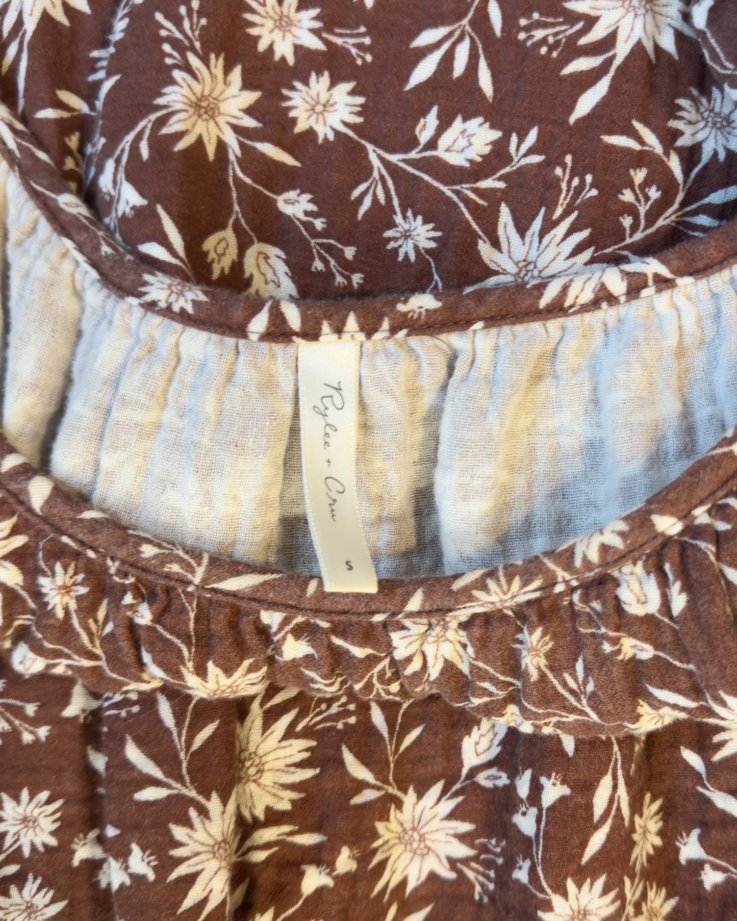 Rylee + Cru Abbie Tiered Floral Dress (S/M)