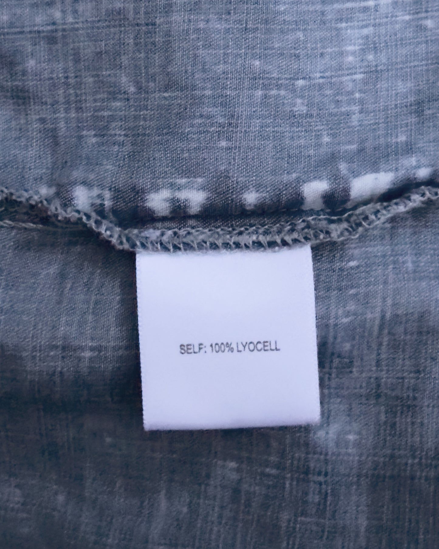 Oversized Denim Peasant Top (S/M)