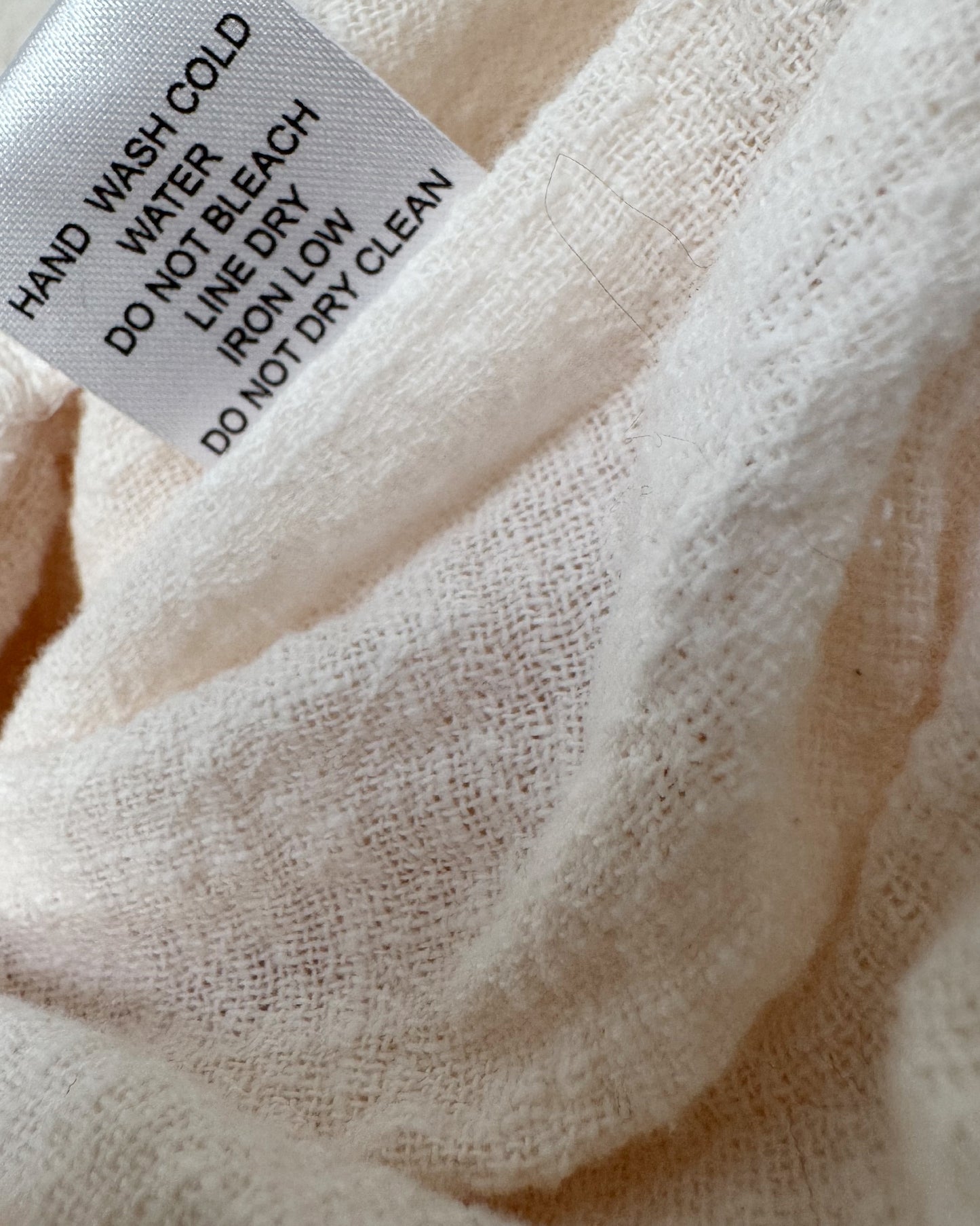 Off-the-Shoulder Gauze Top | Blouse (L, but fits S/M)