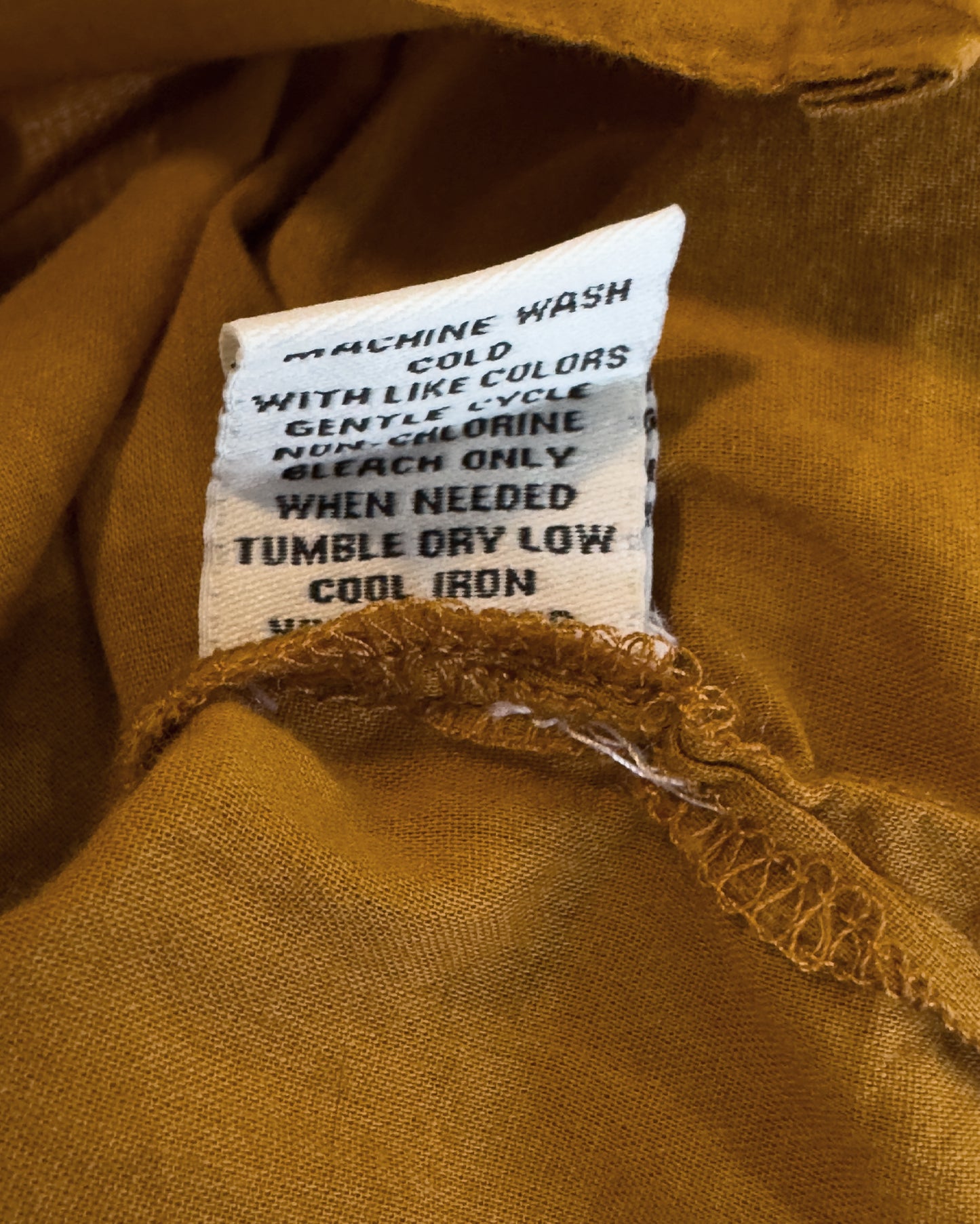 Mustard Cotton Blouse (S)