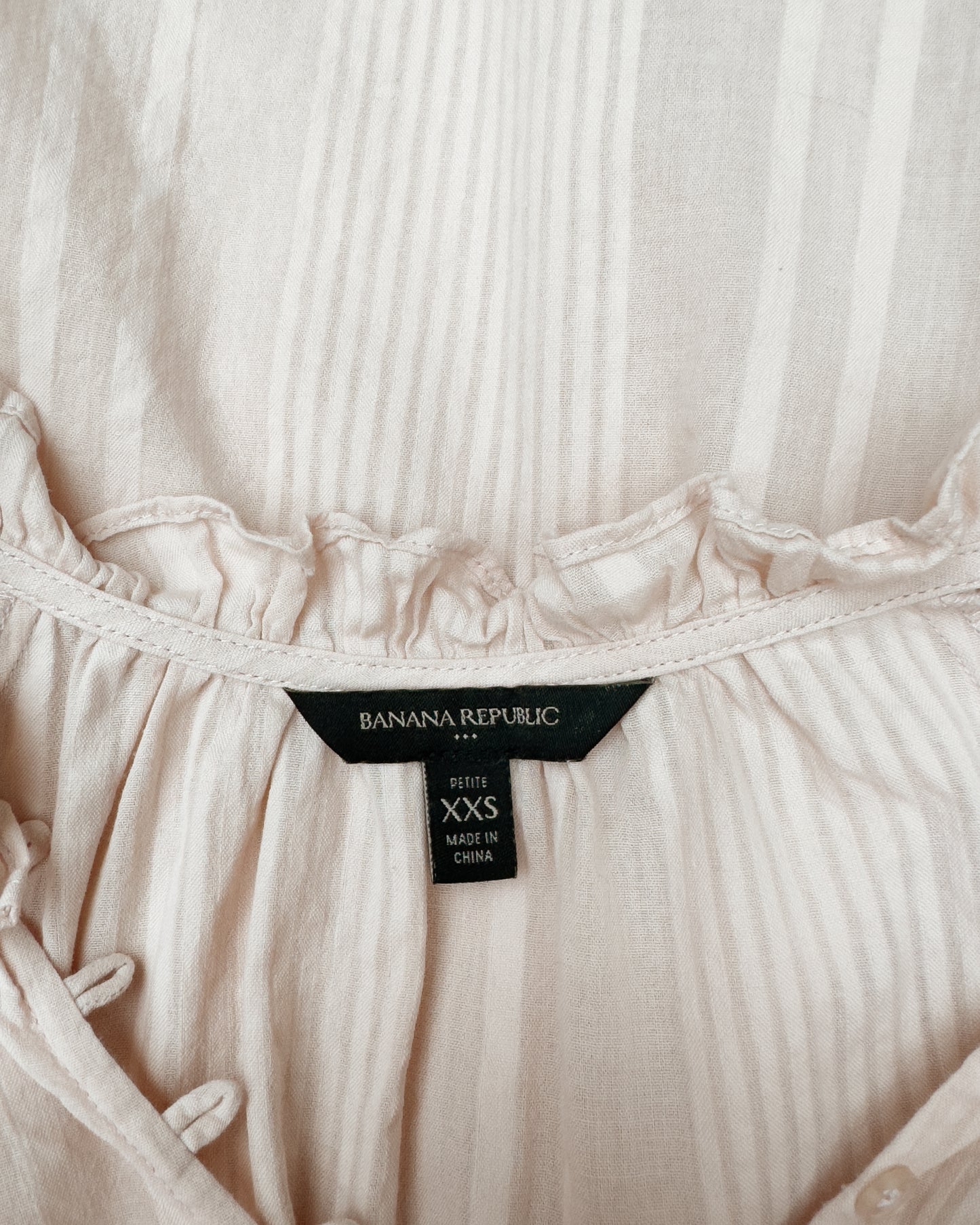 Balloon Sleeve Cotton Blouse (XXS)