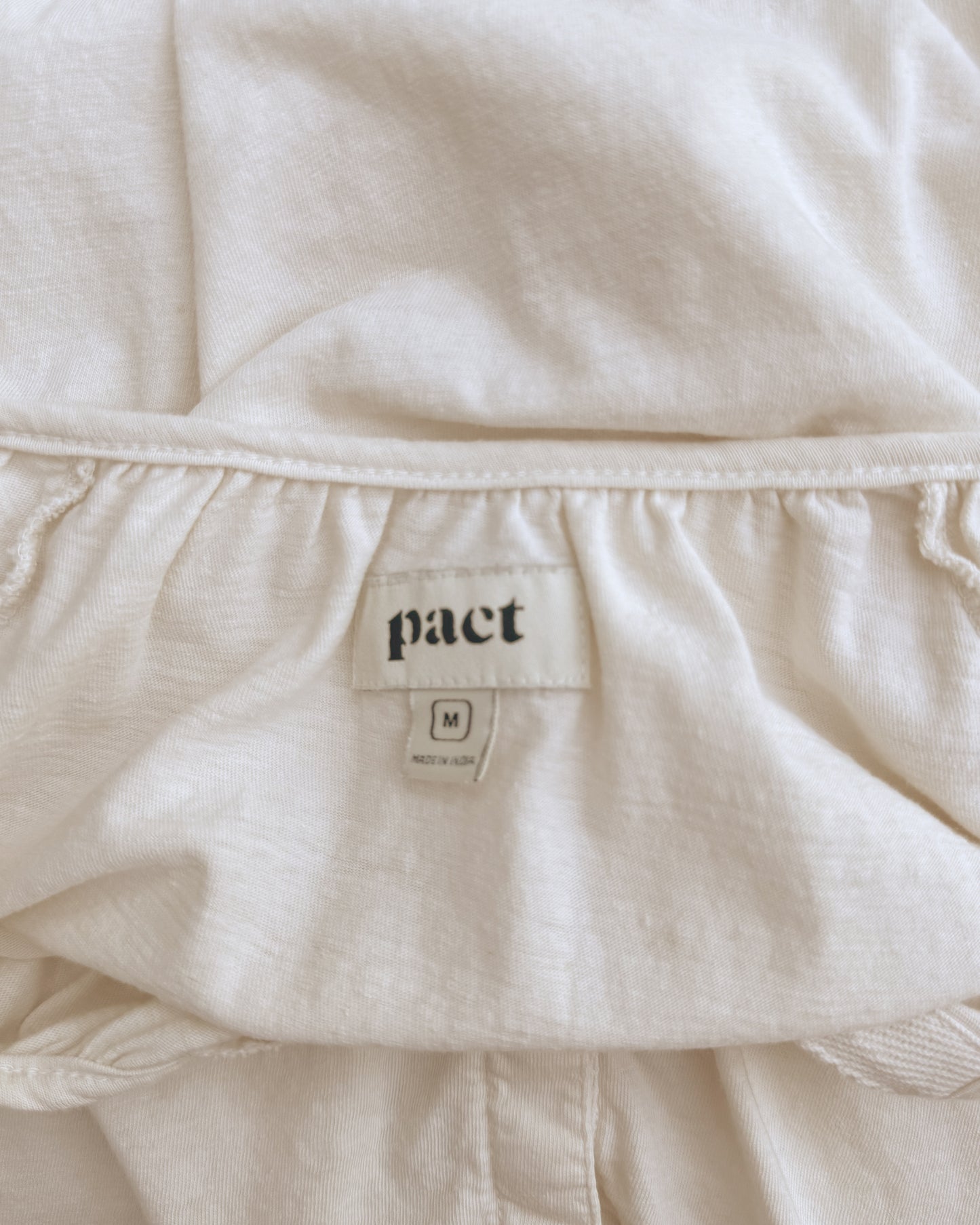 Organic Cotton/Linen Blend Flowy Top (M/L)