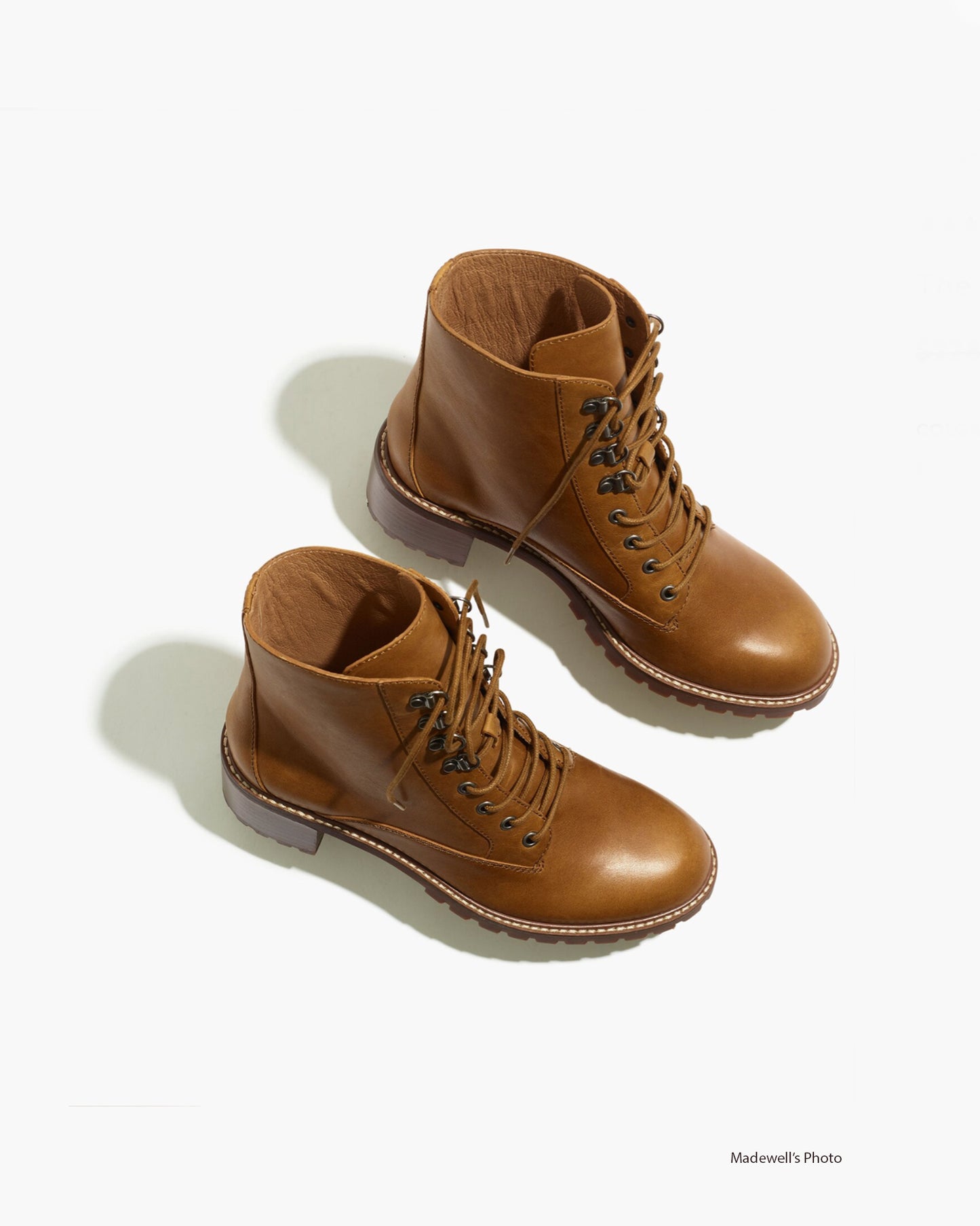 Madewell Julien Lace-Up Lugsole Leather Boots (9)