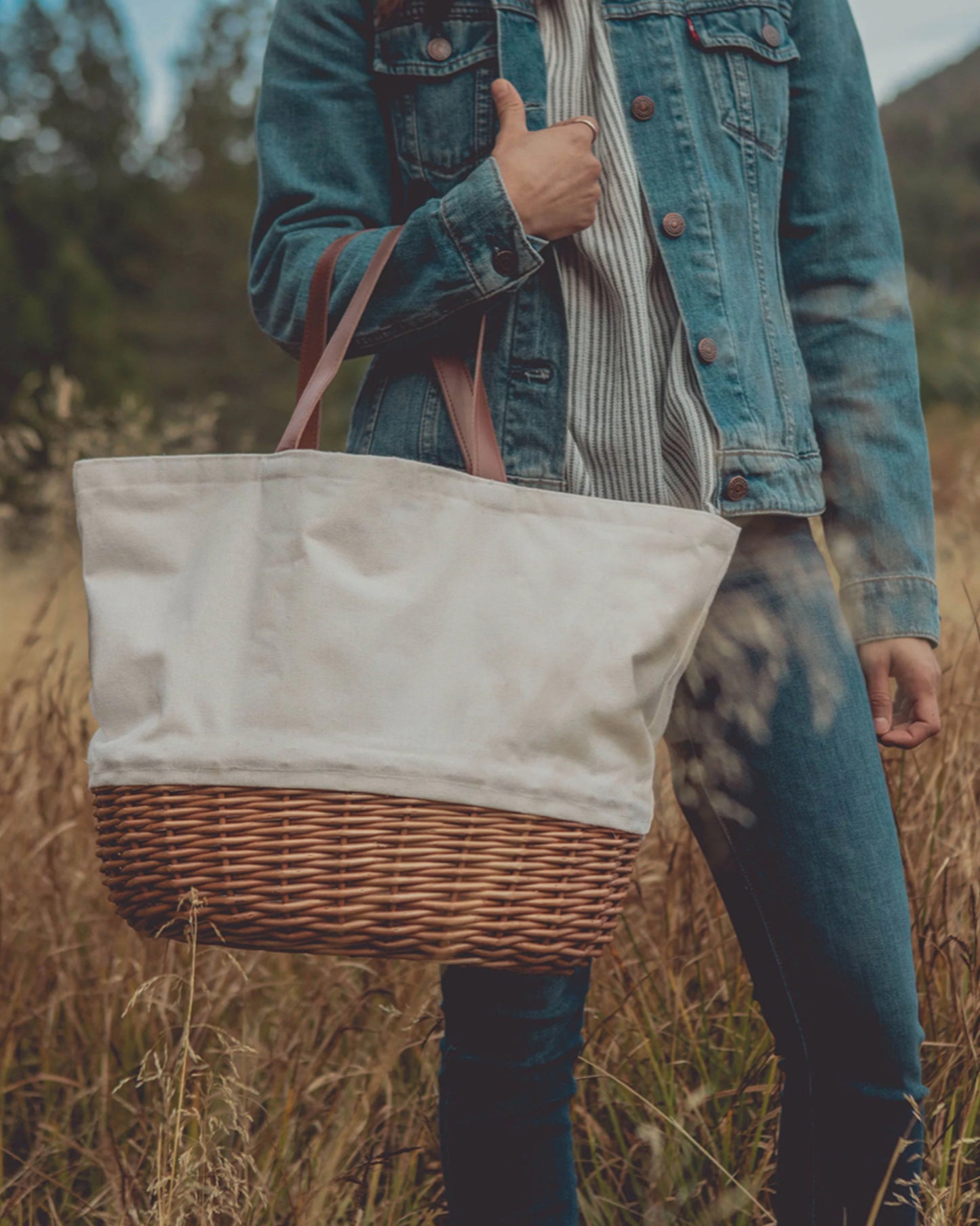 Collapsible Picnic Basket Tote