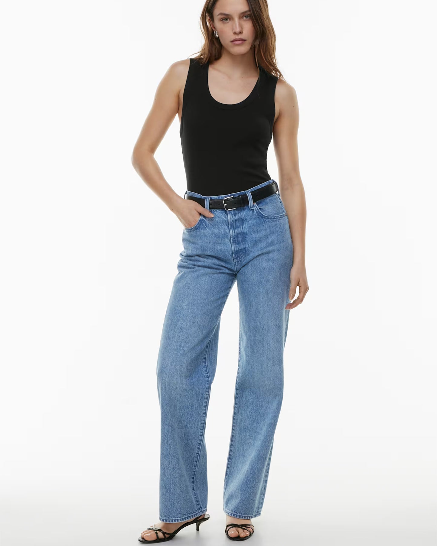 Organic Cotton High-Rise Wide Leg Jeans (27)