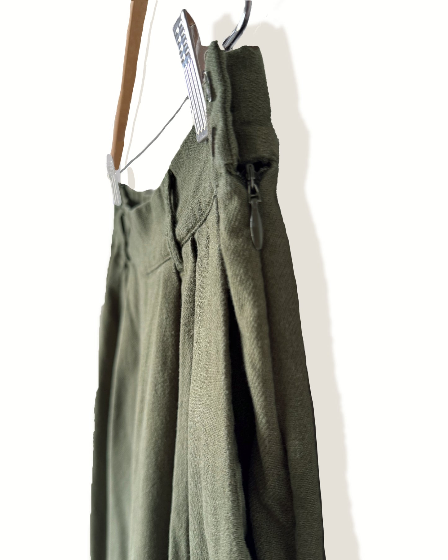 Wide Leg Pleated Crop Pants (29)