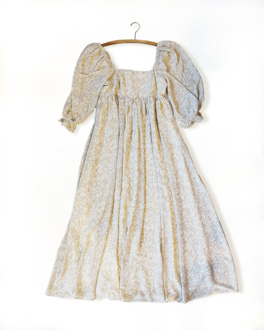 Floral Maxi Babydoll Dress (S/M)