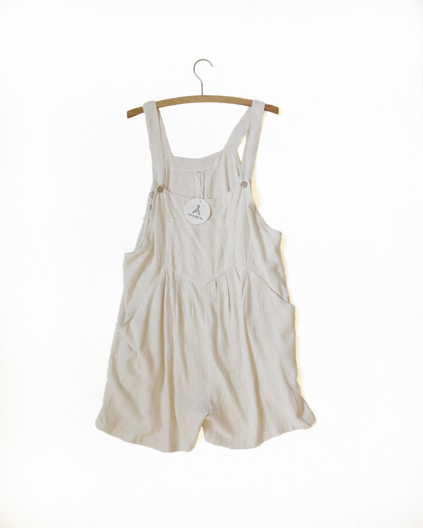 Linen-Blend Romper (XL)