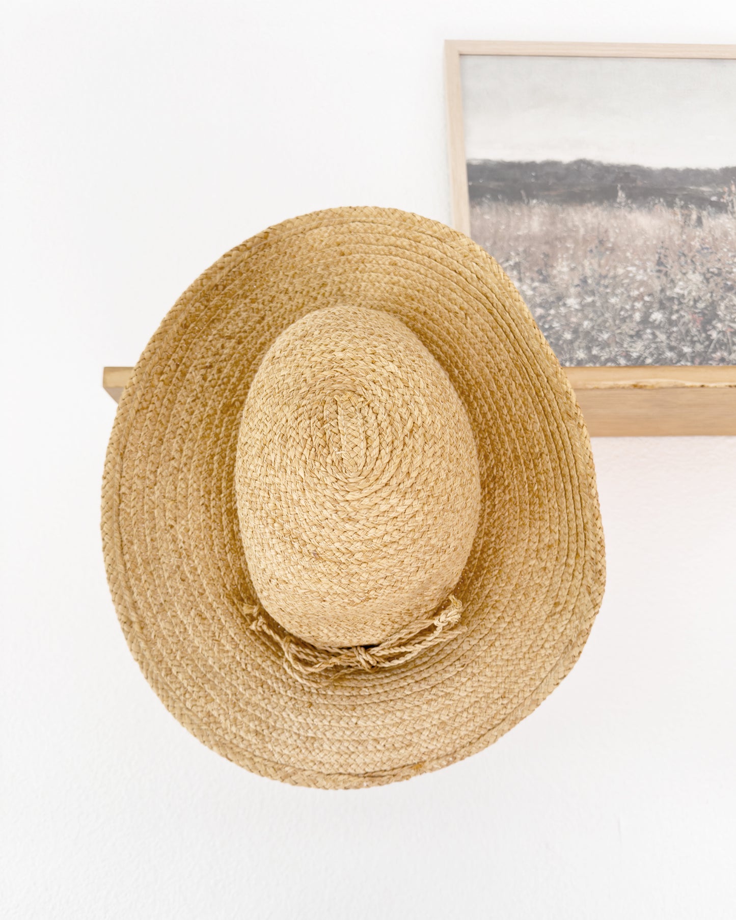 Natural Fiber Straw Hat (One-Size Fits All)