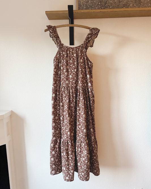 Rylee + Cru Abbie Tiered Floral Dress (S/M)