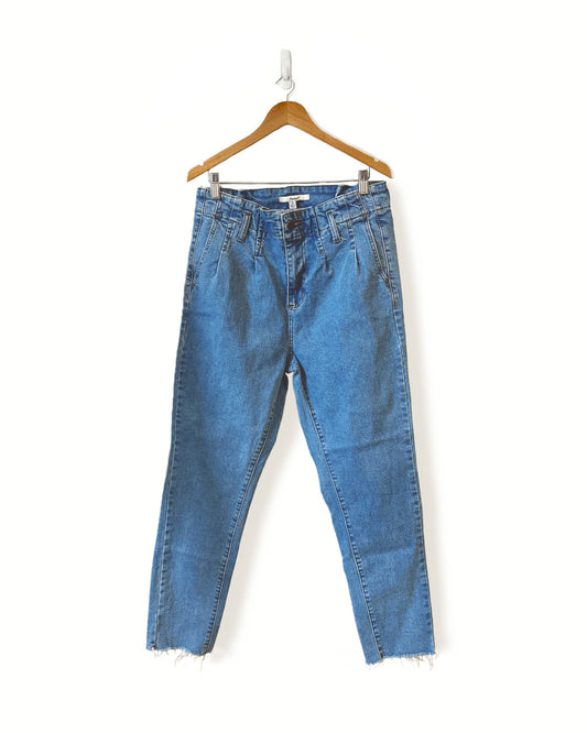 Paperbag Crop Jeans (S)