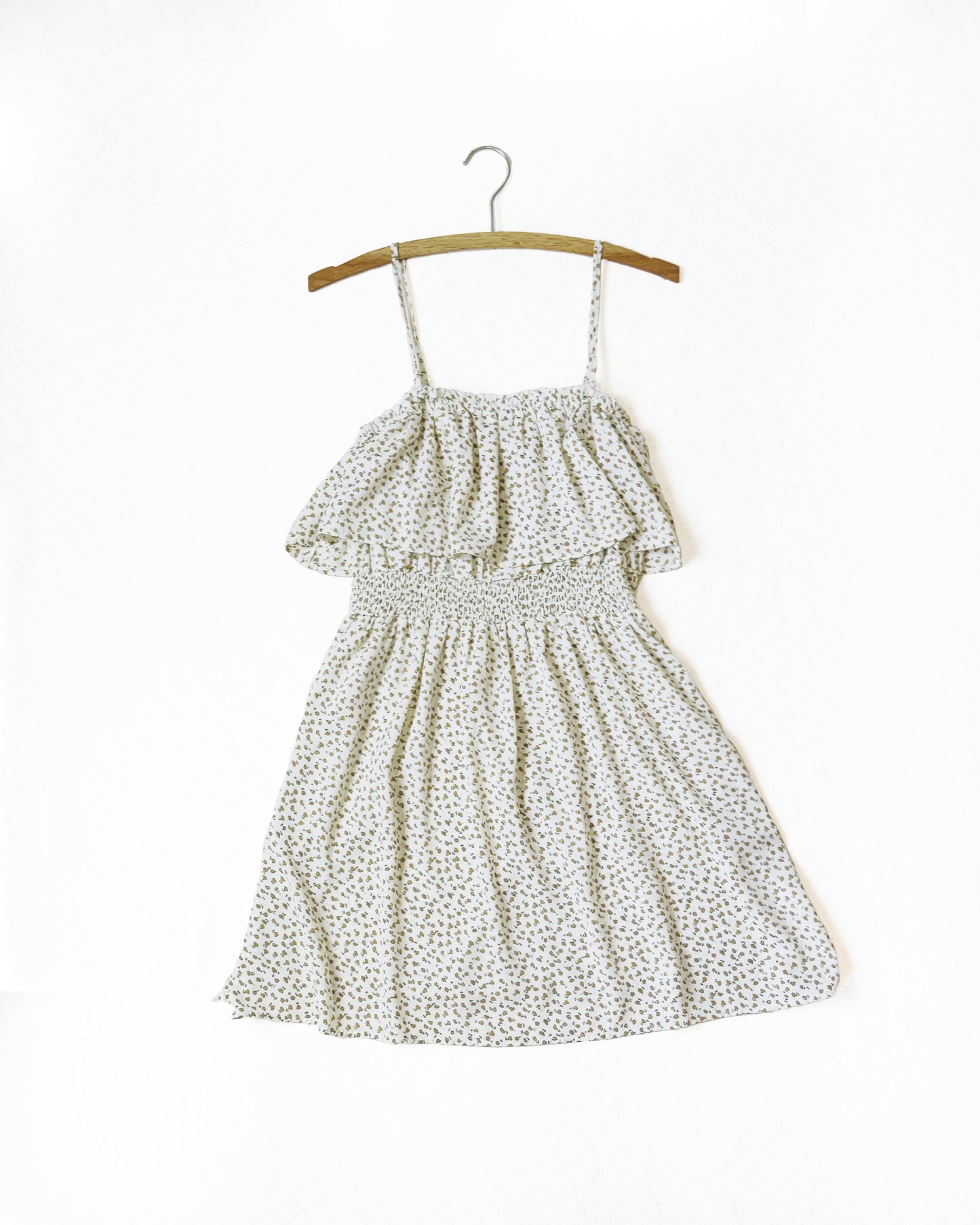 Floral Print Ruffle Sundress (M)