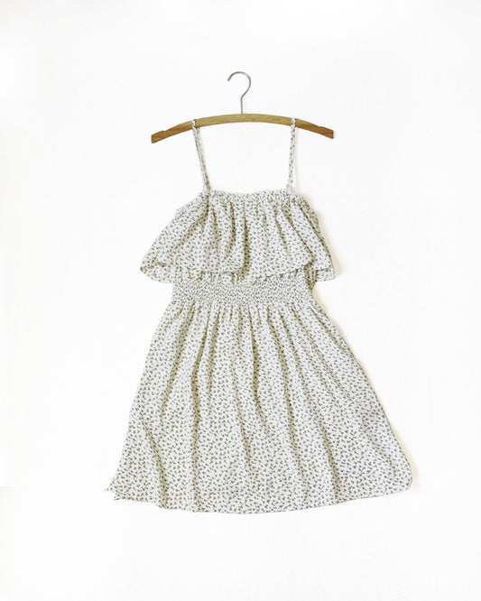 Floral Print Ruffle Sundress (M)