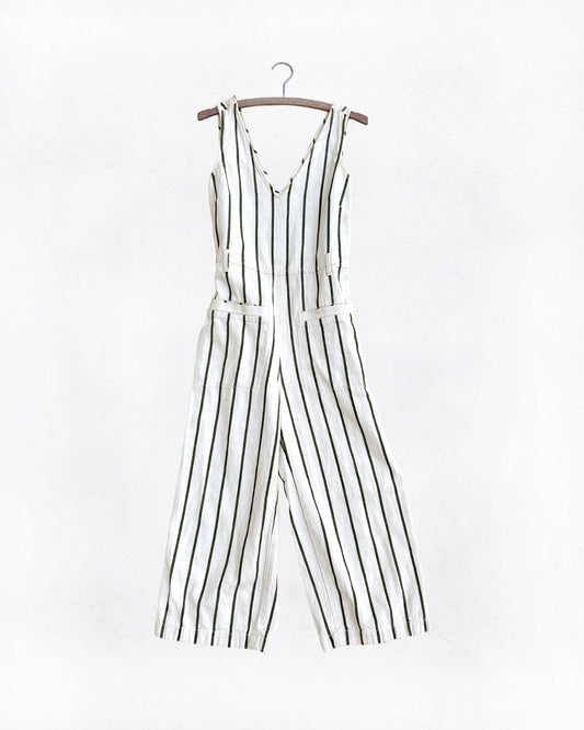 Madewell Striped Pull-On Jumpsuit (S)