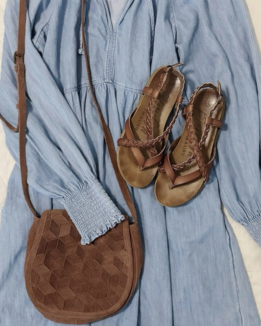 Woven Crossbody Purse