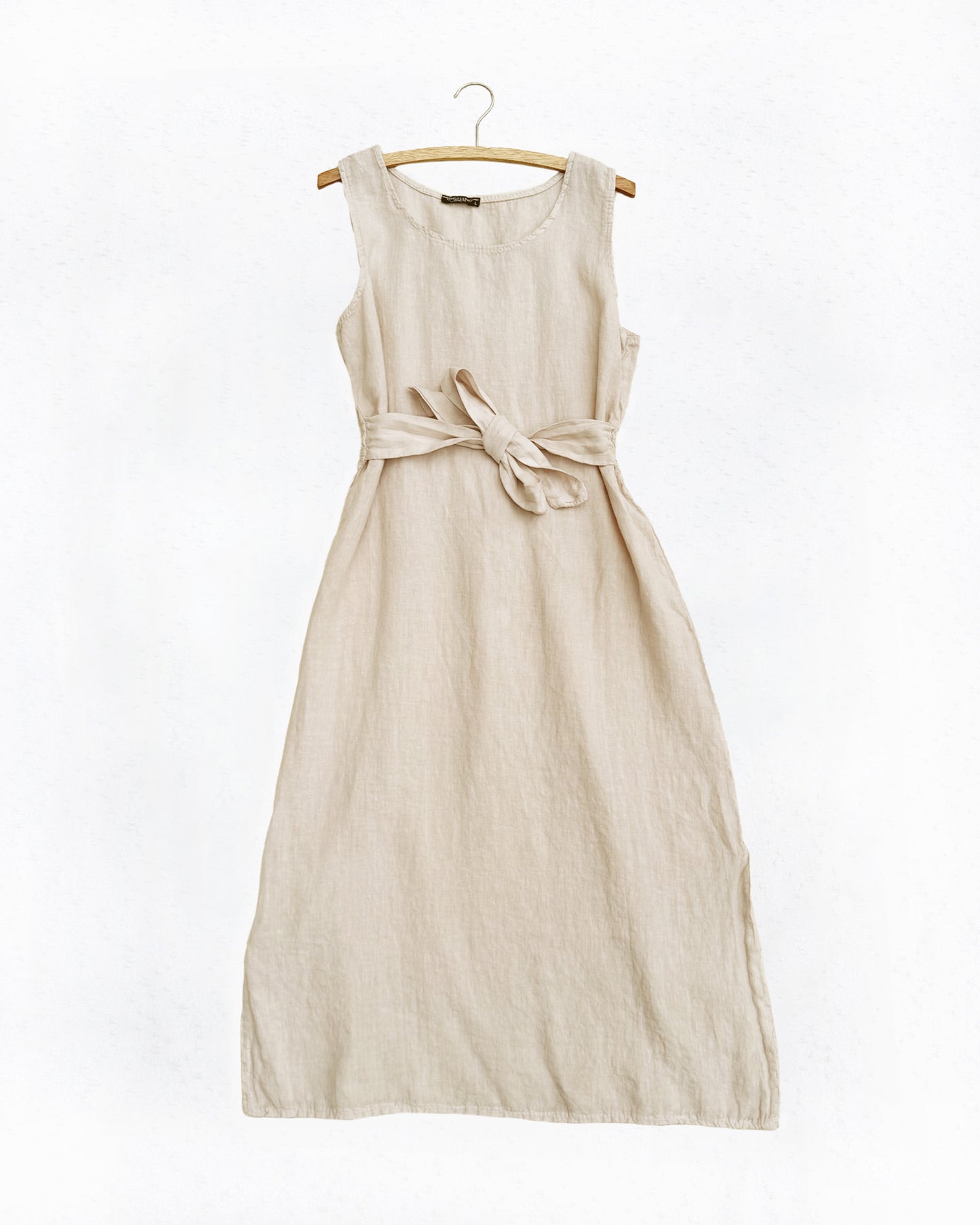 Linen Midi Dress (L)
