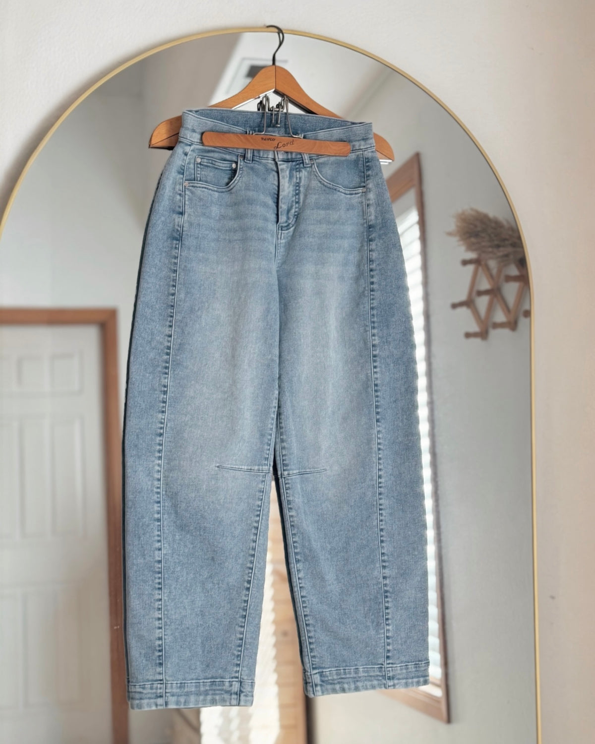 CALIA Denim Barrel Jeans (25R)
