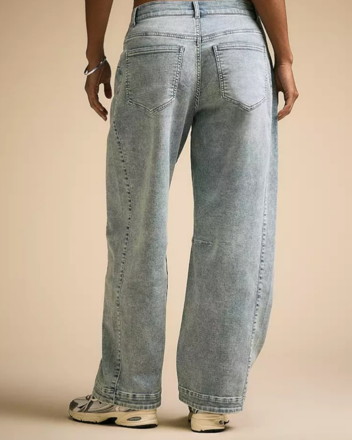 CALIA Denim Barrel Jeans (25R)