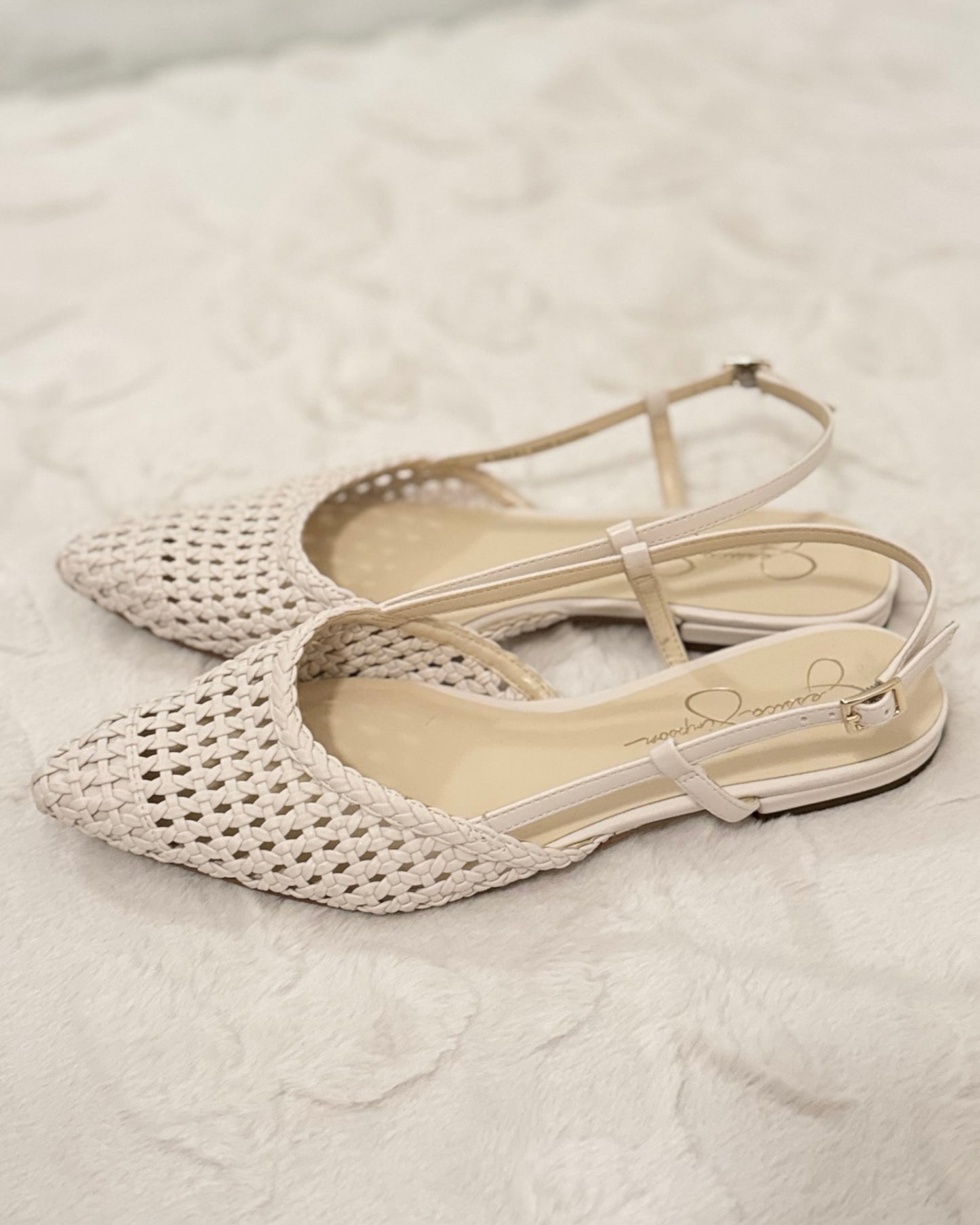 Woven Slingback Flats (9.5)