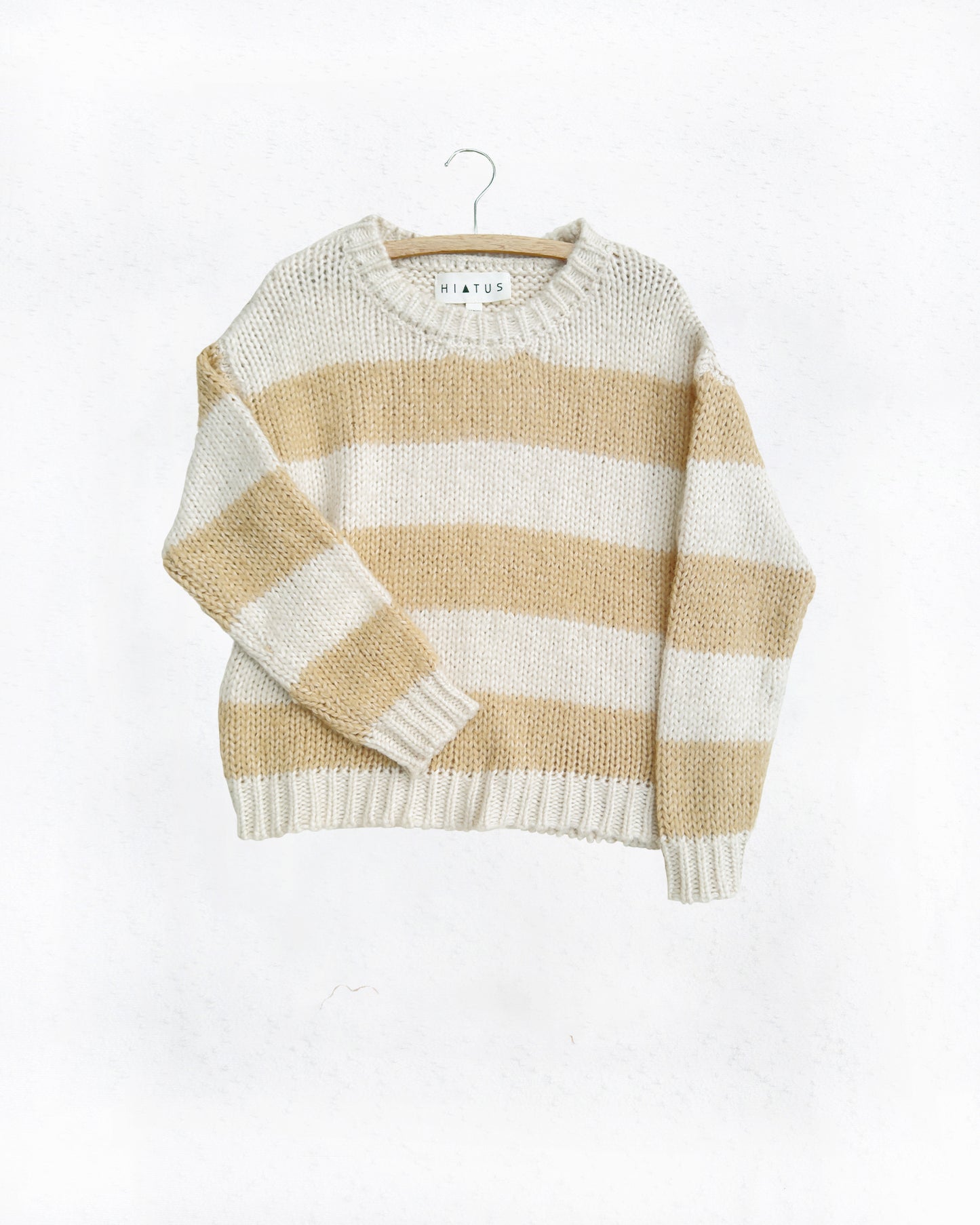 Chunky Stripe Knitted Sweater (M)