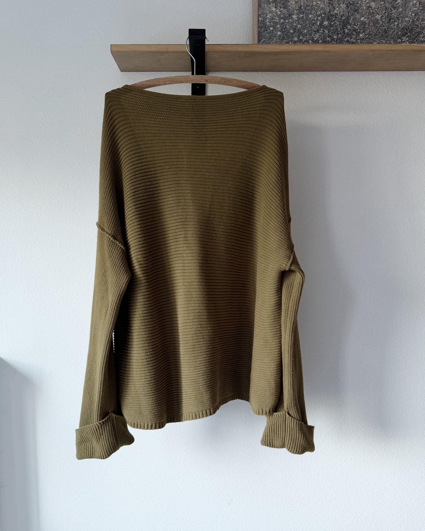 Free People La Brea V-Neck Sweater (M/L)