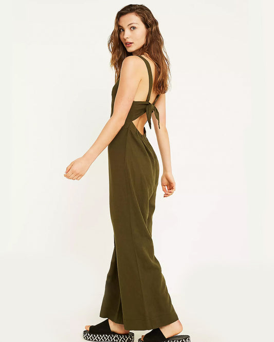 UO Linen Blend Jumpsuit (XS)