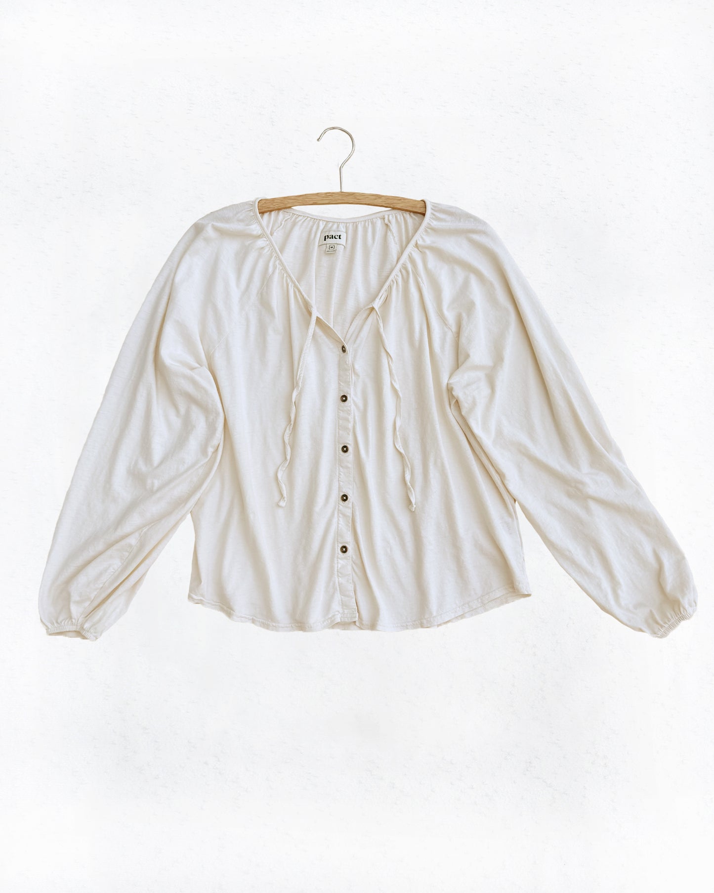 Organic Cotton/Linen Blend Flowy Top (M/L)