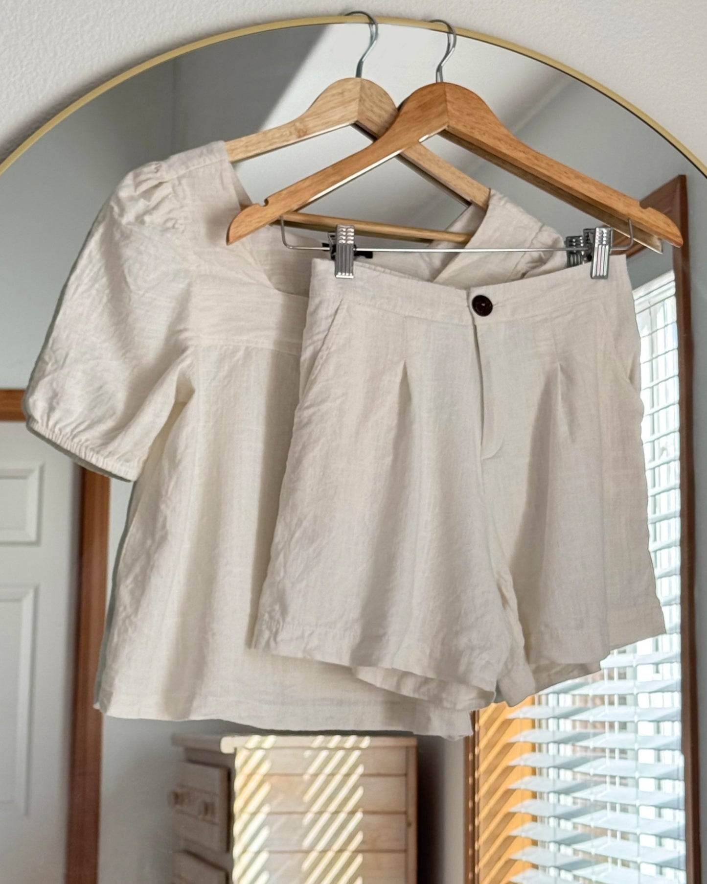 Cotton Top & Shorts Set (XS/S)