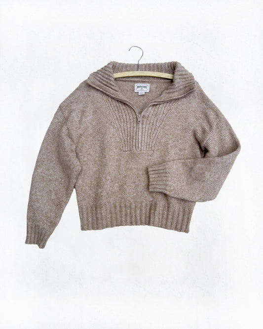 AE Half Zip Slouchy Sweater (M)