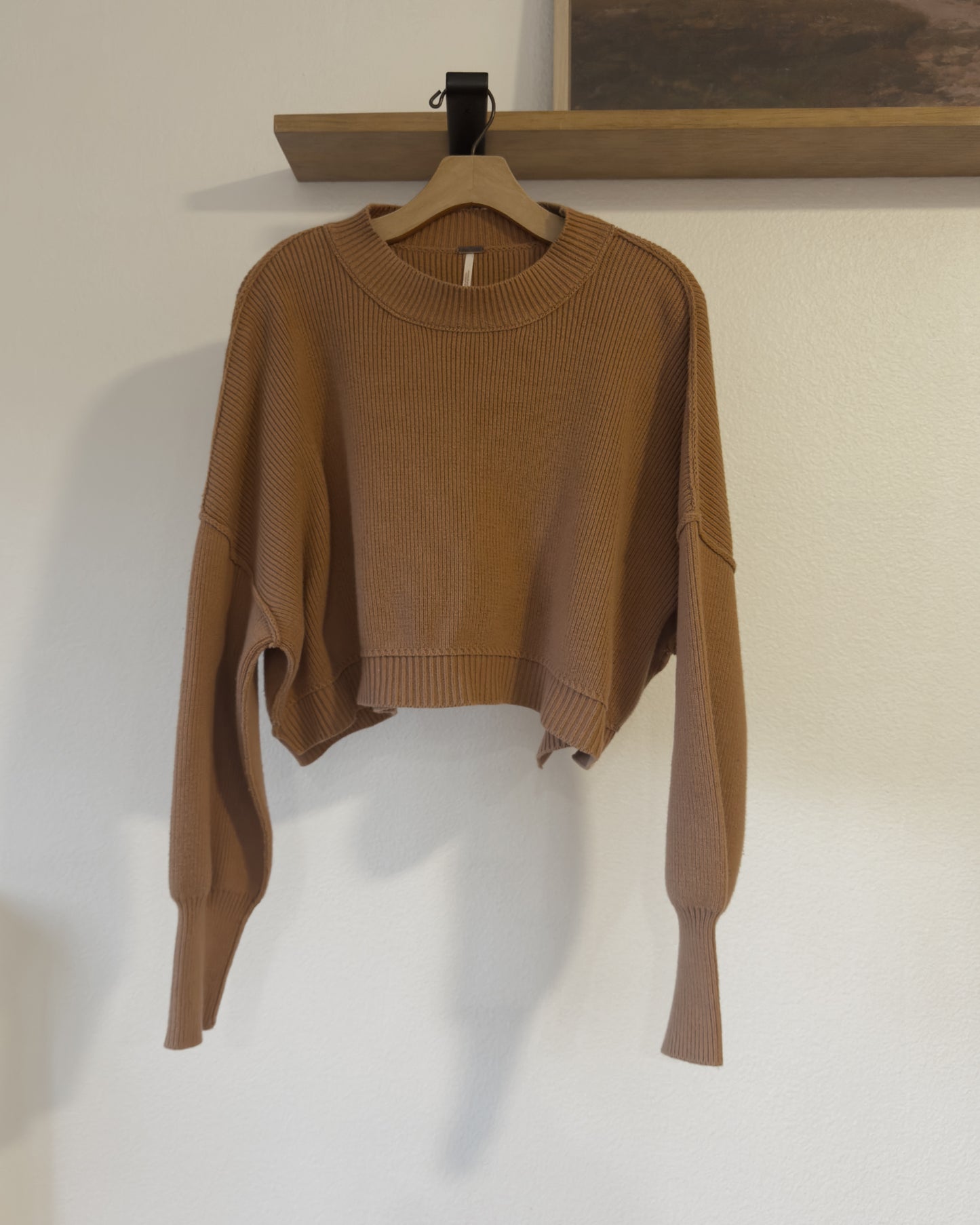 Free People Easy Street Crop Pullover (S)