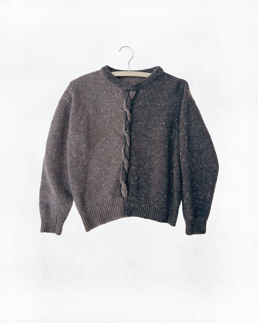 Vintage Color Block Sweater (S/M)