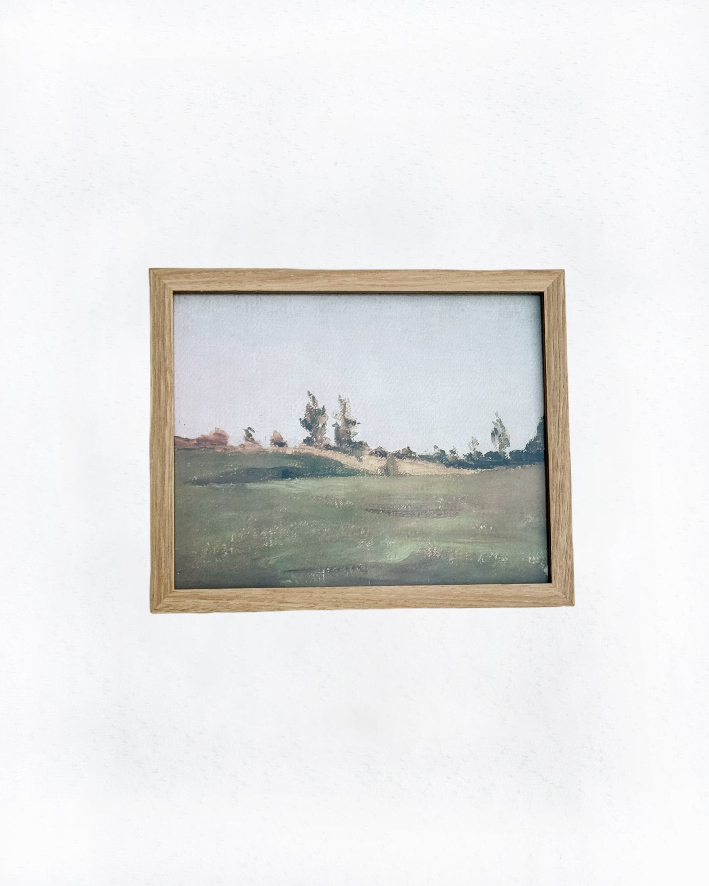 Framed Vintage-Inspired Landscape Print (8”x10”)