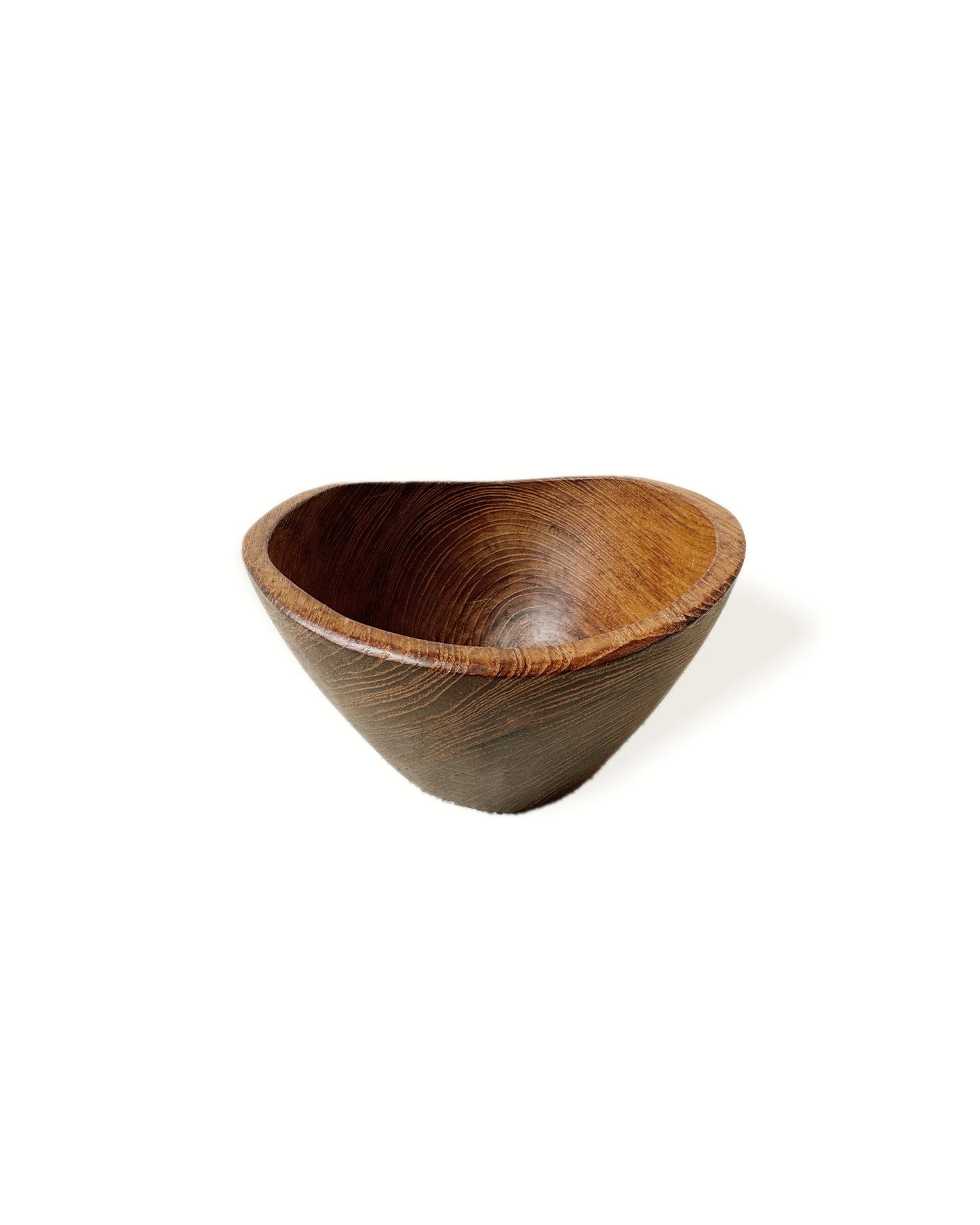 Mid-Century Handmade Teak Bowl