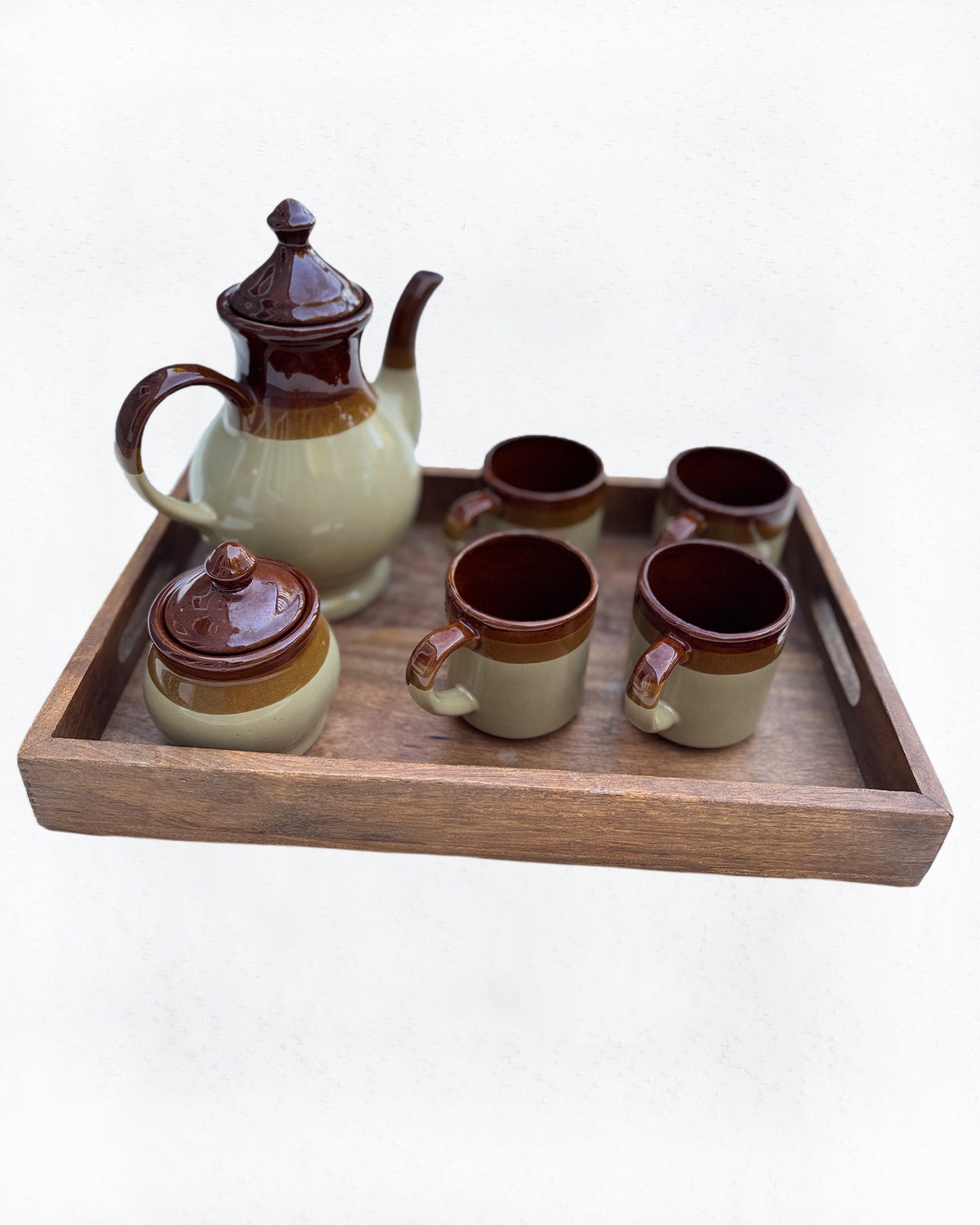 Vintage Ceramic Tea / Coffee Set (6 Piece)