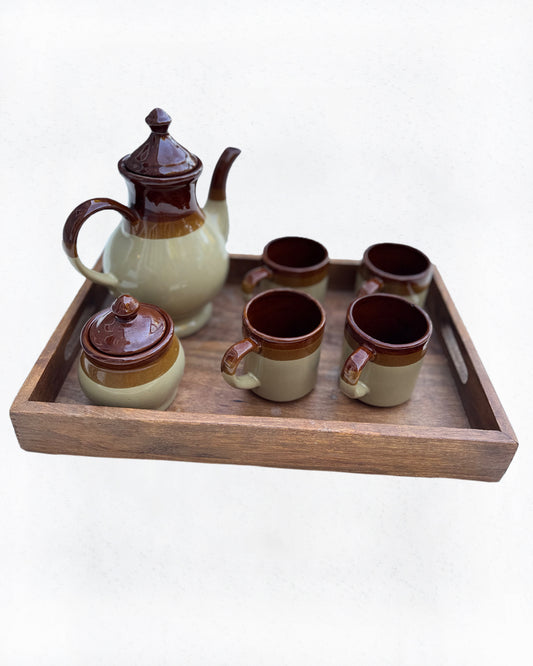 Vintage Ceramic Tea / Coffee Set (6 Piece)