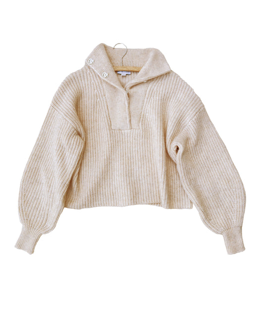 Stand Collar Sweater (S/M)