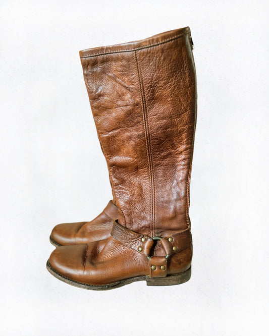 Frye Leather Harness Riding Boots (6.5)