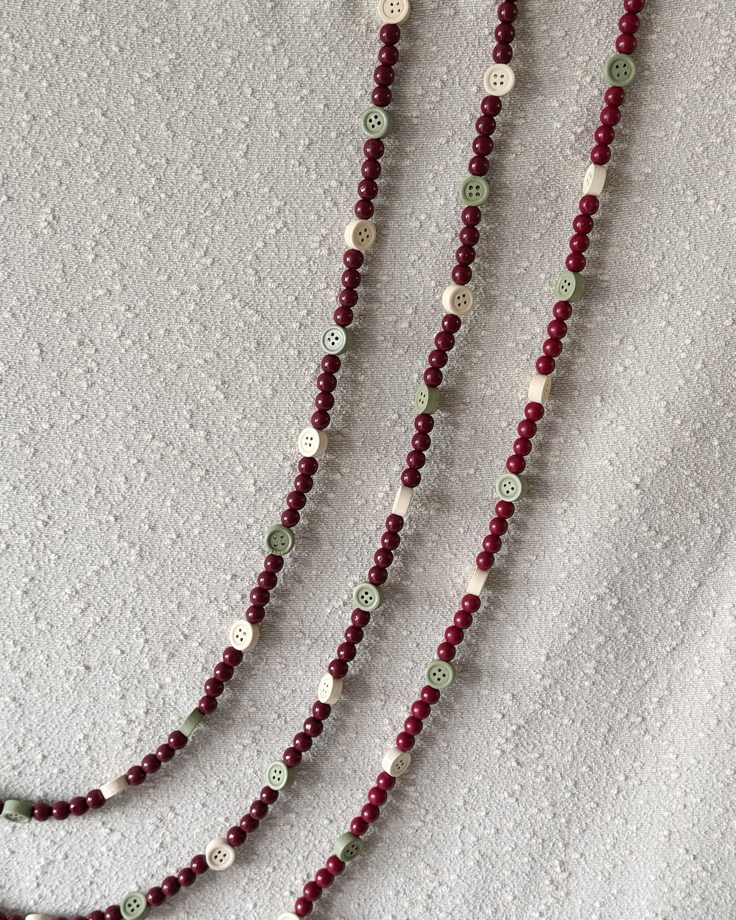 Wooden Christmas Garlands (Set of 3)