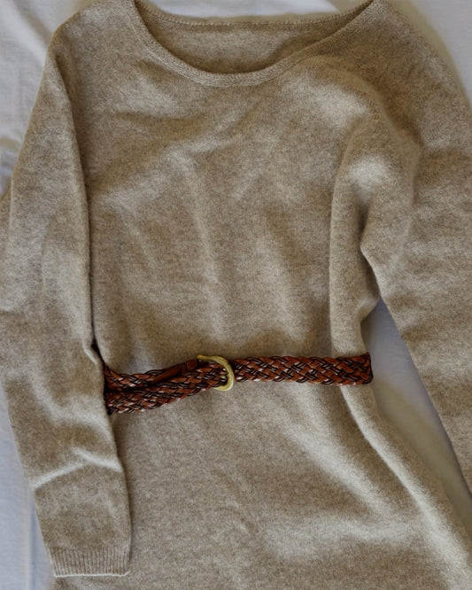 Soft Wool Midi Sweater Dress (S)