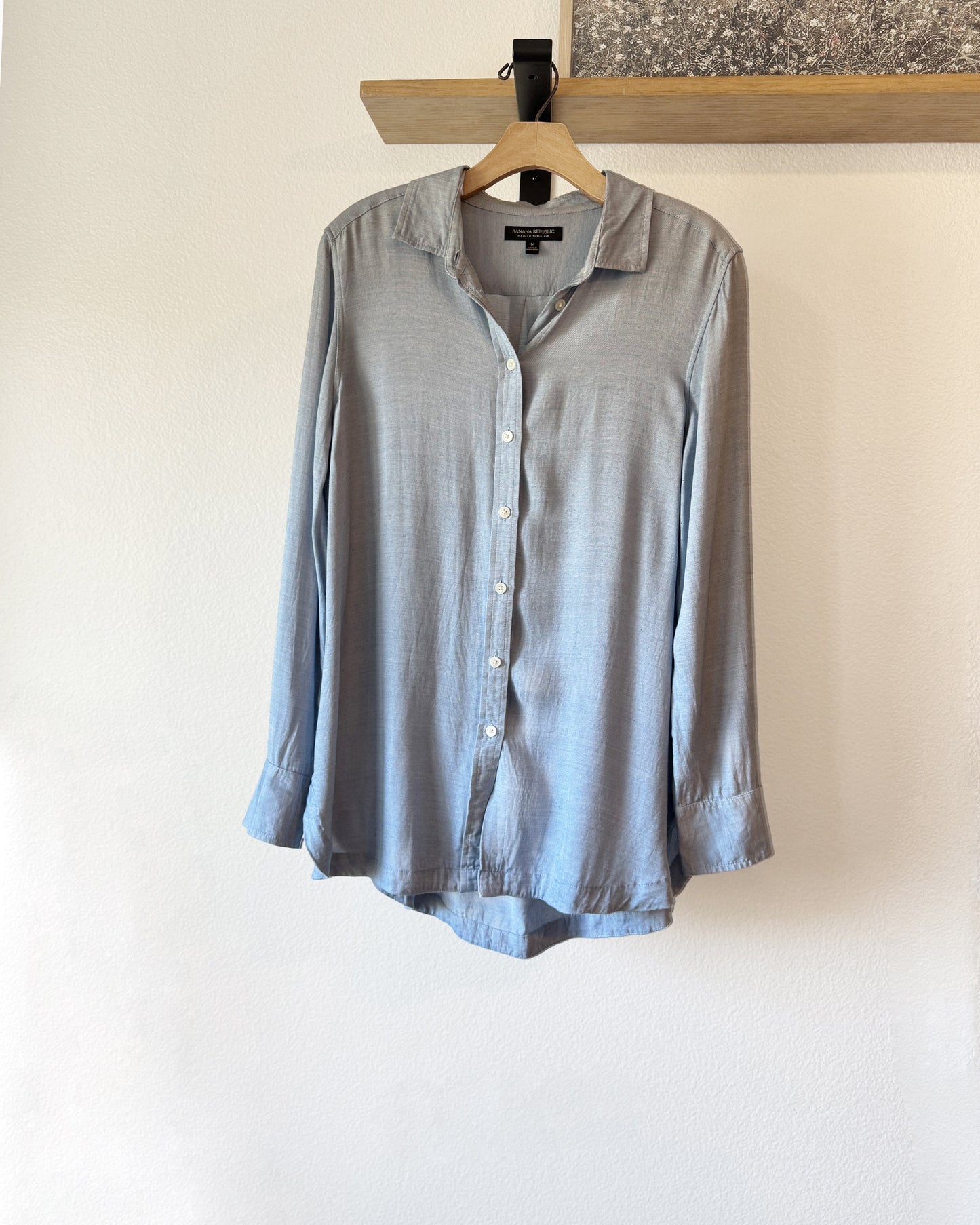 Banana Republic Parker Tunic-Fit Shirt (M)