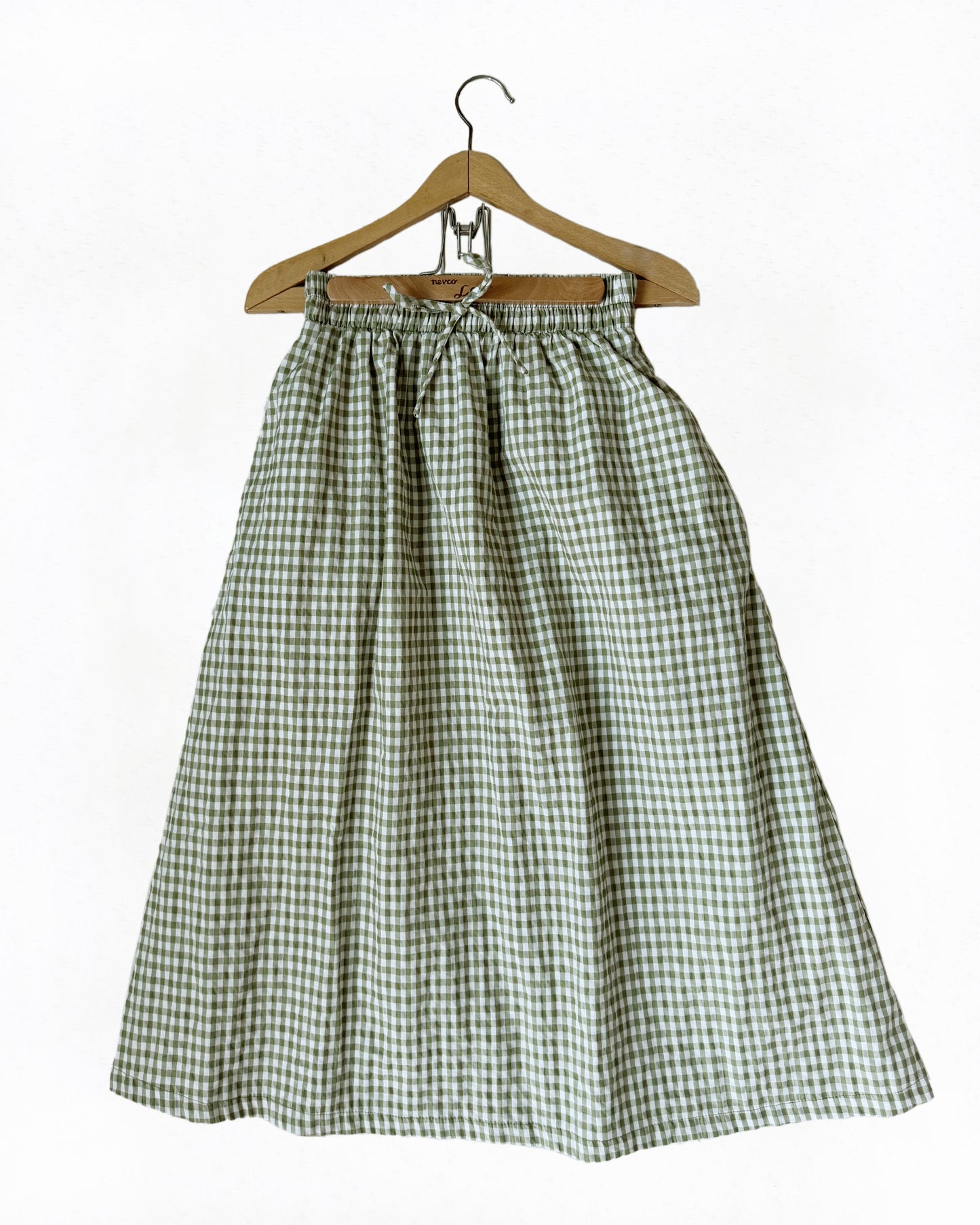 Gingham Midi Skirt (XS/S)