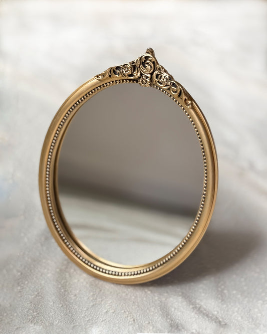 Vintage Inspired Vanity|Desk Mirror (12x9)
