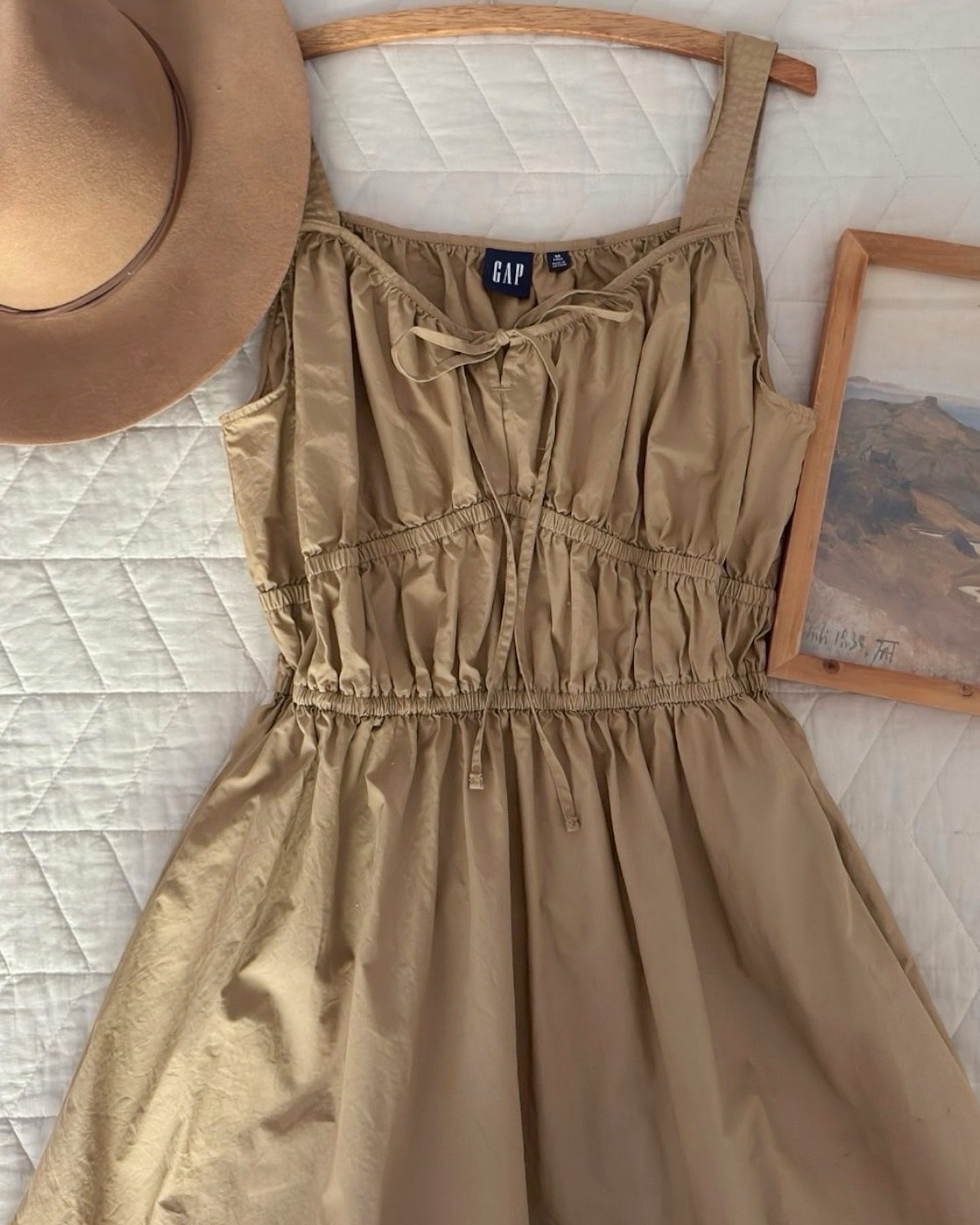 Gap Smocked Midi Dress (M)