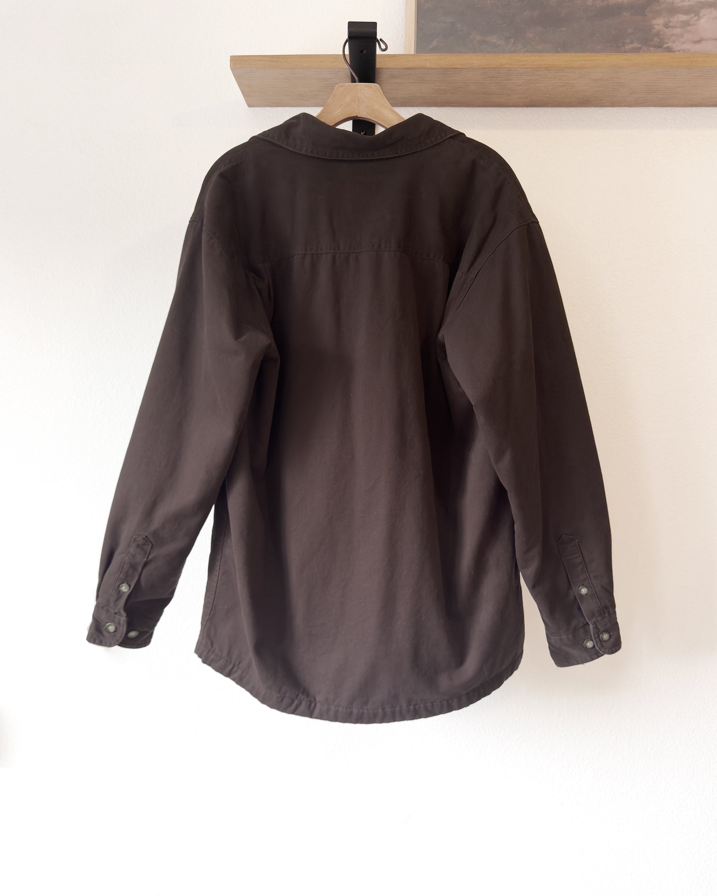 Oversized Fleece Lined Shirt (L-XL)
