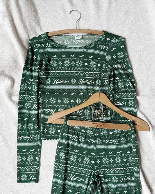 Hollister Christmas Pajama Set (XS)