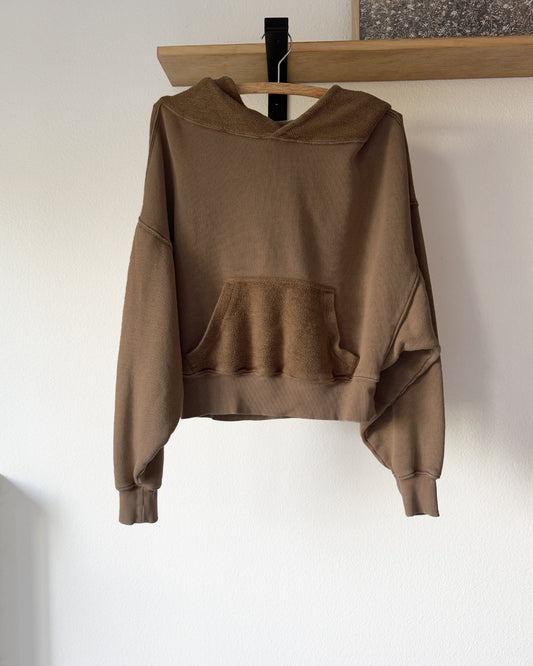 Free People Cropped Hoodie (XS – M)