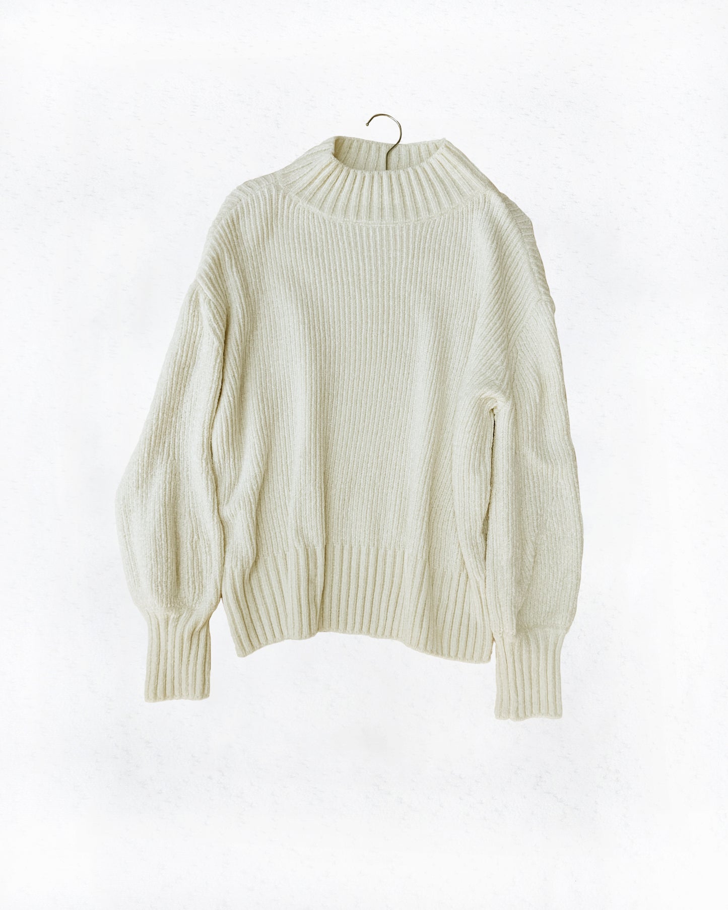 Mockneck Chenille Sweater (M/L)