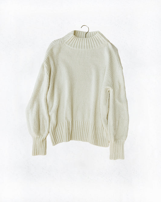 Mockneck Chenille Sweater (M/L)