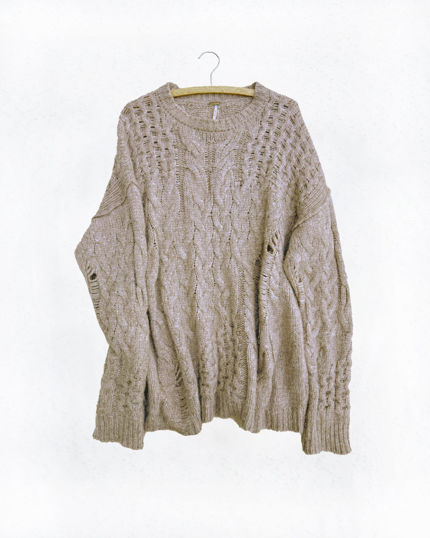 Free People Alpaca Wool Blend Sweater (L)