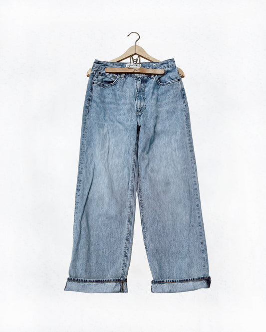 Organic Cotton High-Rise Wide Leg Jeans (27)